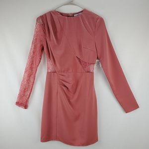 One One Six (Nordstrom) fitted lace short dress